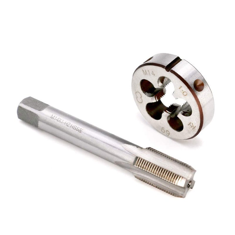 Kingzhuo New 14mm 14X 1 Left Hand Tap and Die Set - Image 2